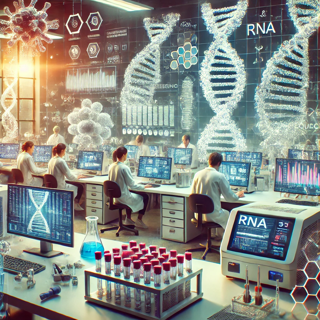 artistic RNA sequencing image for MR DNA services